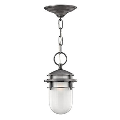 Hinkley Lighting Reef 1lt Chain Lantern Hematite