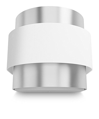 Philips myLiving Drava - Aplique, LED, iluminación interior, luz blanca, metal, sintético, color blanco