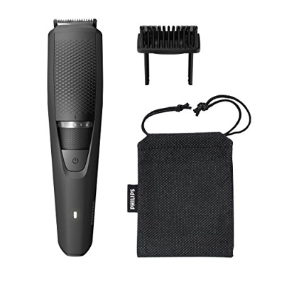 Philips Multigroom - Pack con recortador de barba serie 3000 y funda de viaje, sistema Lift & Trim, 20 posiciones