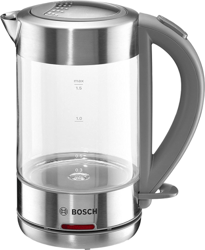 Bosch TWK7090 Glas Wasserkocher Wasseraufbereiter Teekocher kabellos 360° características