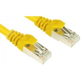 Sharkoon 1.5m Cat.6 S/FTP - Cable de Red (1,5 m, Cat6, S/FTP (S-STP), RJ-45, RJ-45, Amarillo)