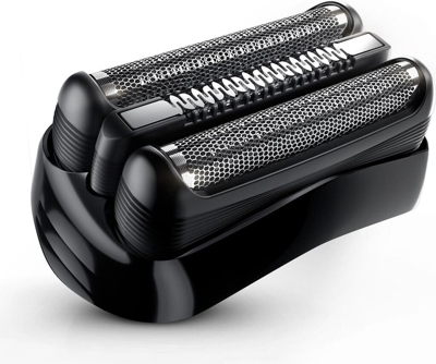 Braun 21B Recambio para afeitadora eléctrica hombre series 3, compatible con todas series 3 y cruzer, negro