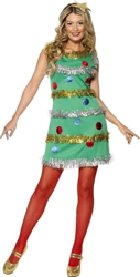 Smiffy's Christmas Tree Dress (36992) precio