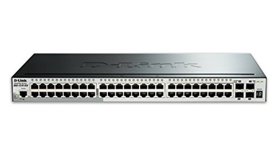 DGS-1510-52X switch Gestionado L3 Gigabit Ethernet (10/100/1000) Negro 1U, Interruptor/Conmutador