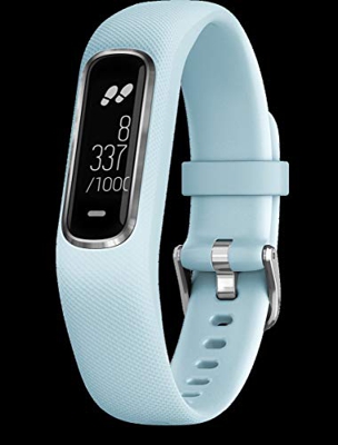Garmin - Pulsera De Actividad Vivosmart 4 Azul/plata Oro Rosa Talla S/M
