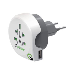 Q2 Power Adaptador de viaje para enchufes de Suiza para viajeros del resto del mundo, corriente 10A en oferta