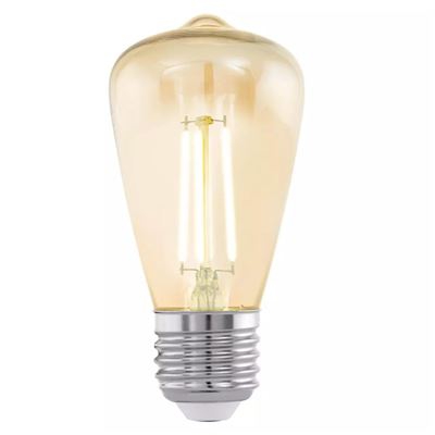 Bombilla LED Eglo, estilo vintage E27 ST48 11553, Color ámbar