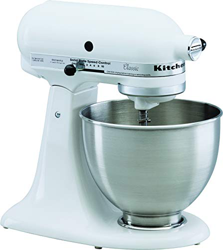 Kitchenaid 5K45SSEWH Serie Classic - Batidora amasadora multifunción, color blanco precio