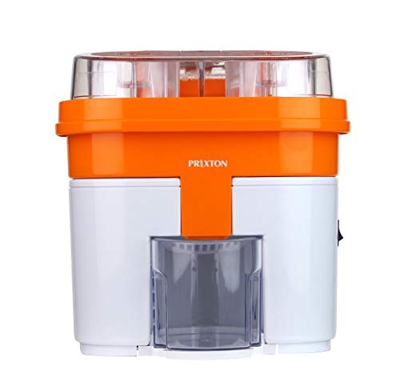 Exprimidor Doble Cabezal Blanco/Naranja