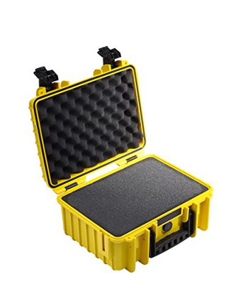 B&W Outdoor Case Typ 3000 con espuma (amarillo)