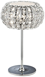 Lámpara de sobremesa DIAMOND con cristales, 24 cm características