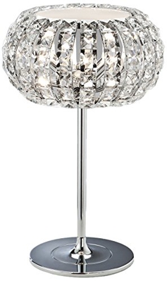 Lámpara de sobremesa DIAMOND con cristales, 24 cm