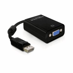 61848 adaptador de cable 20-p DisplayPort M VGA (D-Sub) Negro precio