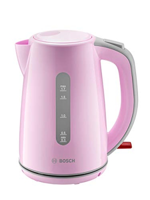 TWK7500K tetera eléctrica 1,7 L Gris, Rosa 2200 W, Hervidor de agua