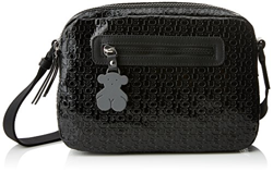 Tous - Bandolera Lindsay En Negro Con Detalles En Piel Vacuna precio