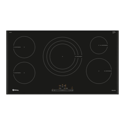 Balay - Placa De Inducción 3EB997LU Con 5 Zonas De Cocción Negro