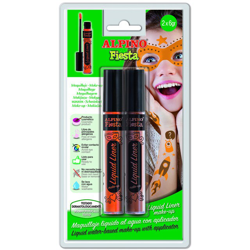 Alpino - Blister Maquillaje 2 Liquid Liner Naranja & Marrón características