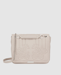 Furla - Bandolera Mediana Deliziosa De Piel Acolchada En Beige De Mujer características