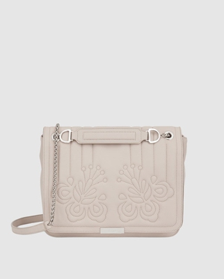 Furla - Bandolera Mediana Deliziosa De Piel Acolchada En Beige De Mujer