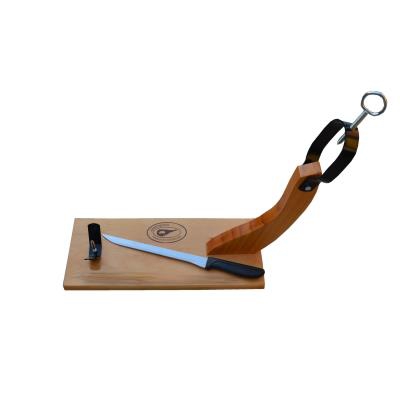 Pack soporte jamonero más cuchillo Indesur