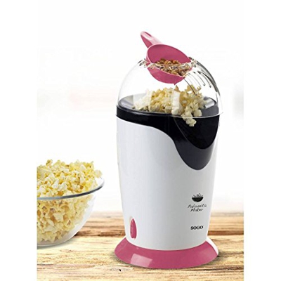 Palomitera sin aceite, 1200w, rosa