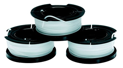 Black+Decker A6485-XJ 3 bobinas de Hilo Reflex Simple para cortabordes de 10 m de Largo y 1.5 mm de diámetro