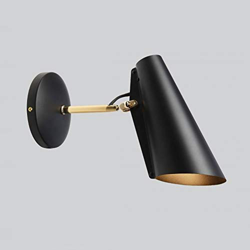 Foco retro Birdy de color negro en oferta