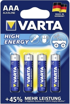 High Energy AAA Single-use battery Alcalino, Batería