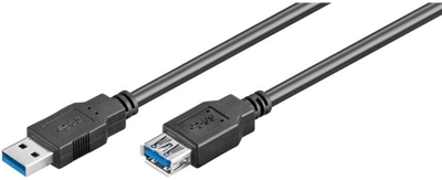 93998 cable USB 1,8 m Negro