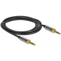 85786 cable de audio 2 m 3,5mm Negro, Gris en oferta
