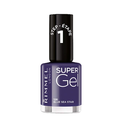 Super Gel Kate Moss Pintauñas 126 Blue Sea Star #3C345e