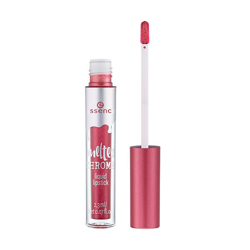 Melted Chrome Liquid Lipstick Essence Iron Heart 04 #Ce3c48 características