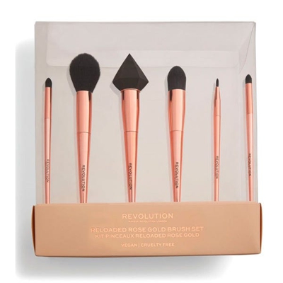 Set De Brochas Reloaded Rose Gold Brush Set Makeup Revolution