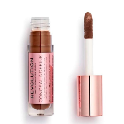 Corrector Líquido Conceal & Define Makeup Revolution C17.7#714E42