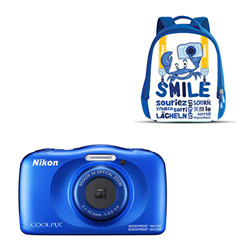Cámara compacta Nikon Coolpix W150 + Mochila Azul Kit en oferta