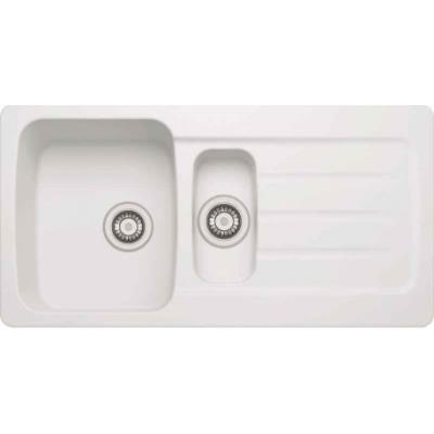 Fregadero Mepamsa Pizarra 2.15 Blanco 2 Senos Escurridor