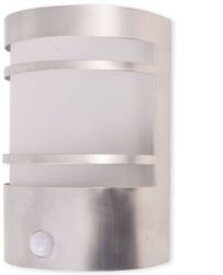 Lámpara de pared para exterior con sensor de acero inoxidable en oferta