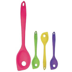 Cuchara Perforada Siliconada Fluor 27cm en oferta