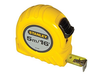 Stanley 3253560304966 Cinta, 5 m con Datos métricos y en Pulgadas, 0-30-496