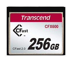 Transcend TS256GCFX600 - Tarjeta de Memoria CFast , 256 GB, 500 Mb/s características