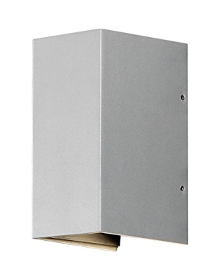 LED Wandleuchte CREMONA grau, verstellbarer Lichtaustritt; 460 Lm, IP54