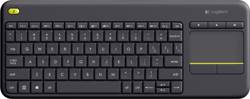 Logitech K400 Plus Wireless Touch Keyboard (Black) DE en oferta