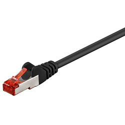CAT 6-3000 SSTP PIMF Black 30m cable de red Negro precio