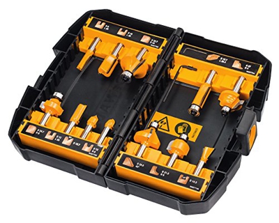 Dewalt Fresa Set 12 Piezas DT90016