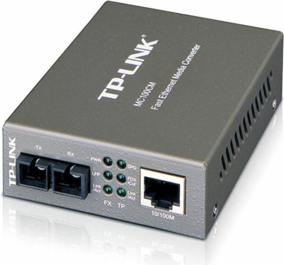 Convertidor TP-LINK Fibra 100BASE-FX a Cobre 100BASE-TX
