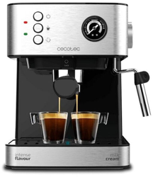 Cafetera Express De Brazo Cecotec Power Espresso 20 Professionale 1,5 L Plateado Negro características
