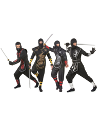 Disfraz de grupo ninja en oferta