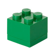 Mini Ladrillo de almacenamiento LEGO (4 espigas) - Verde precio