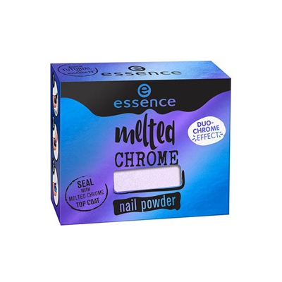 Melted Chrome Nail Powder Essence Purple Fiction 01 #Eddaf3
