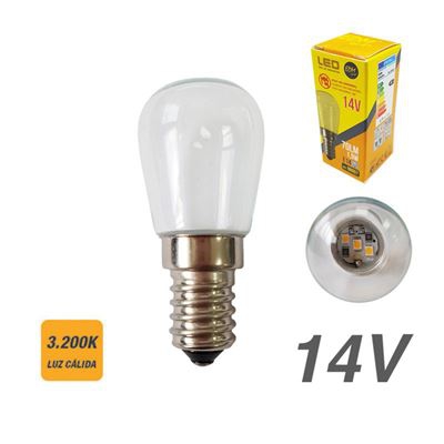 Bombilla LED ''14v''  1,5w clara E14 3.200k EDM